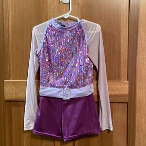 Alexandra long sleeve dance costume Size Y8